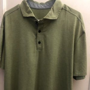 Lululemon Men’s XXL Green Men’s Golf Polo No Flaws